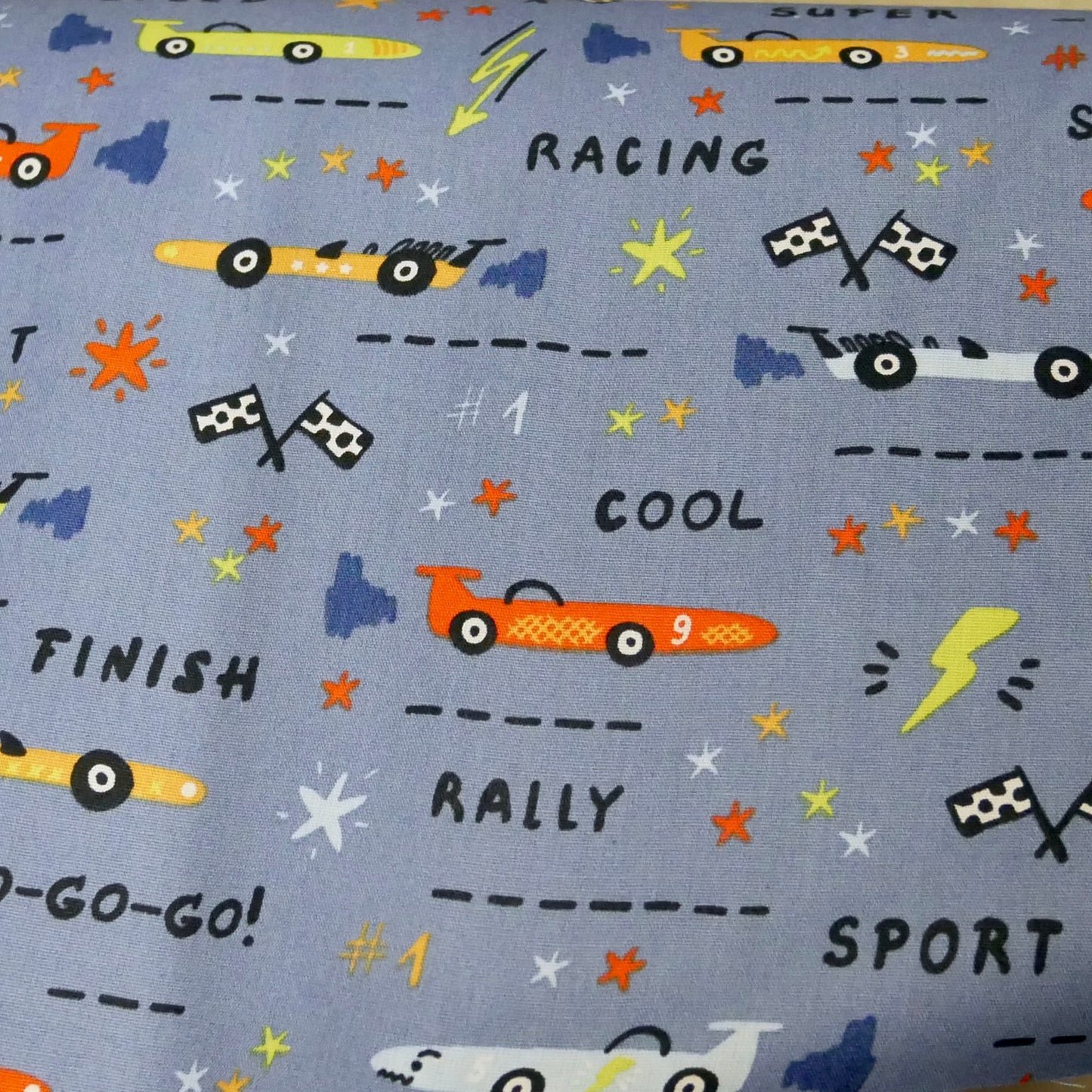 ART. POPLIN RACING BLUE
