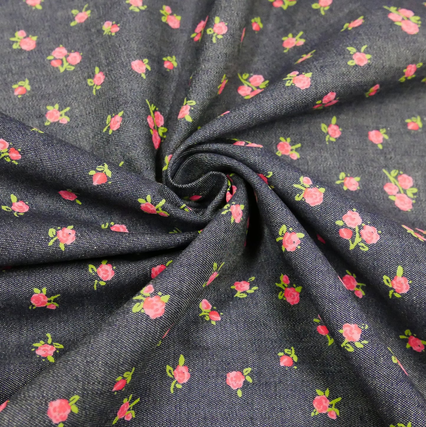 ART. JEANS SMALL FLOWERS