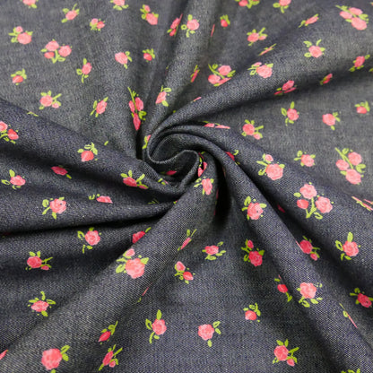 ART. JEANS SMALL FLOWERS